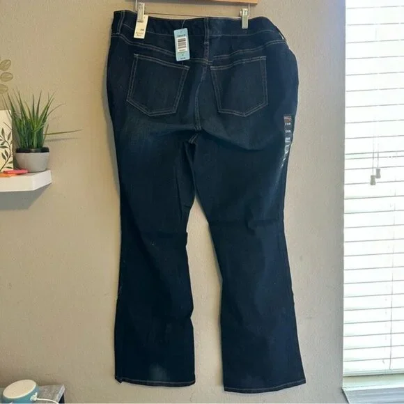 Torrid Luxe Slim Boot Jeans 20R NWT Dark Wash Stretch Denim Curve Love Fit - Picture 3 of 11